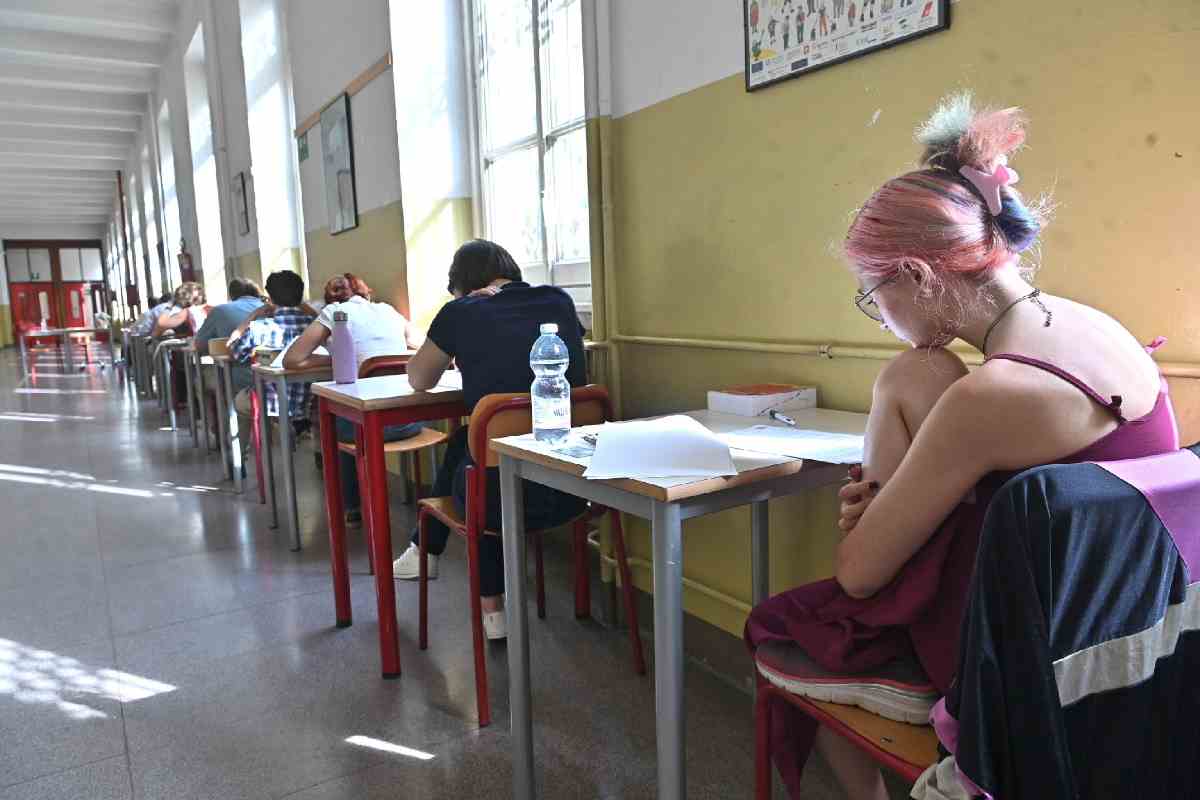 Studenti alle prese con la Maturità