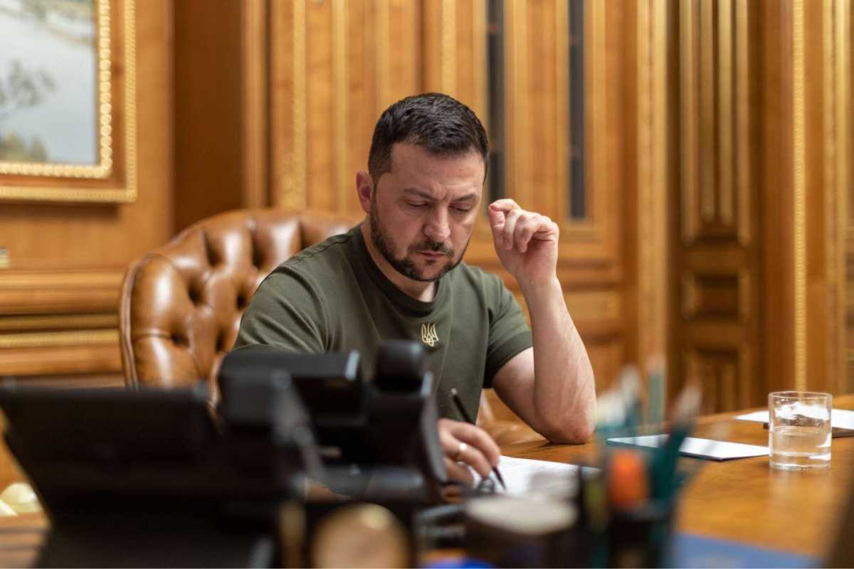 Volodymyr Zelensky, il presidente dell'Ucraina