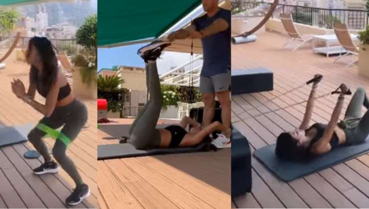 workout elisabetta gregoraci