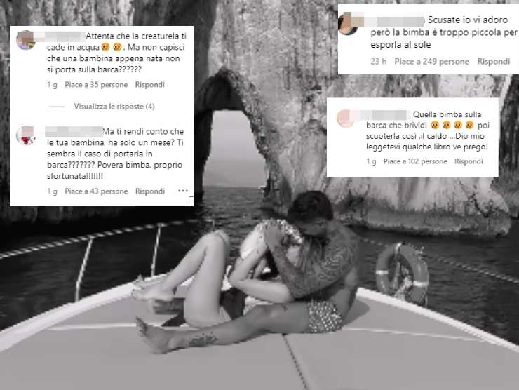 sophie attaccata sui social