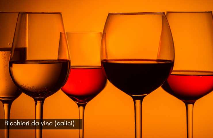 bicchieri vino calici