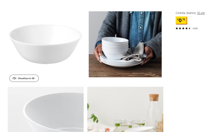 ciotola oftast ikea prezzo online