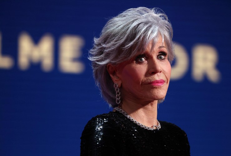 La star di Hollywood Jane Fonda al Festival di Cannes