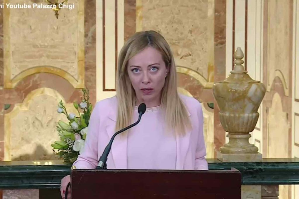 Giorgia Meloni a Tunisi