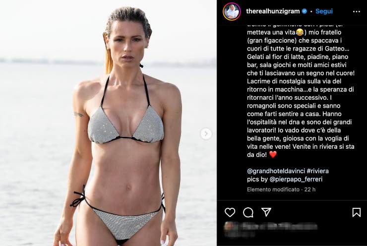 costume Michelle hunziker