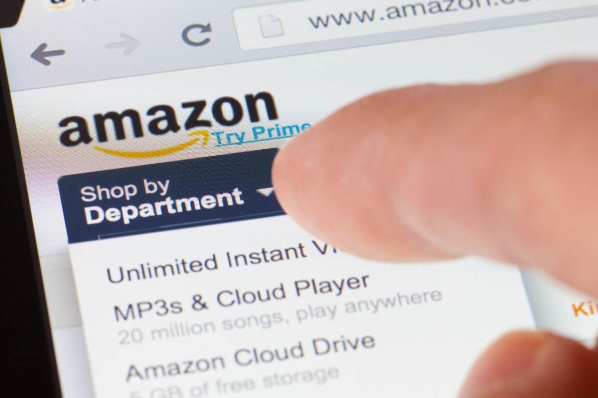 Il sito online di Amazon