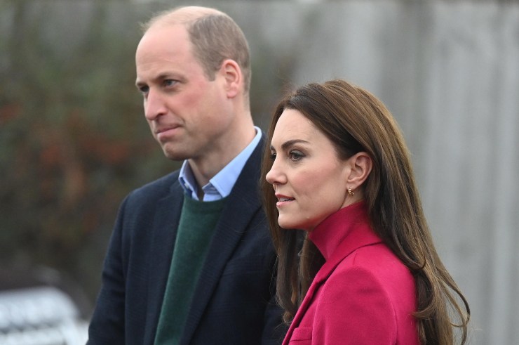 Il futuro re della Gran Bretagna il principe William e sua moglie Kate Middleton