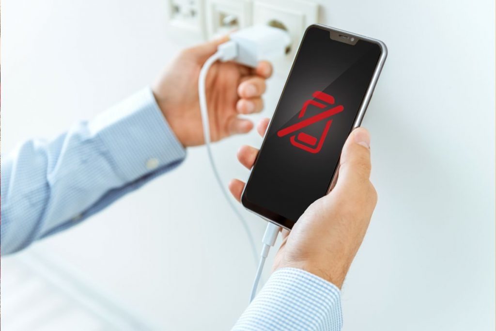 ricarica del telefono con la cover