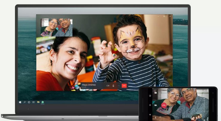 Videochiamata su Whatsapp web 
