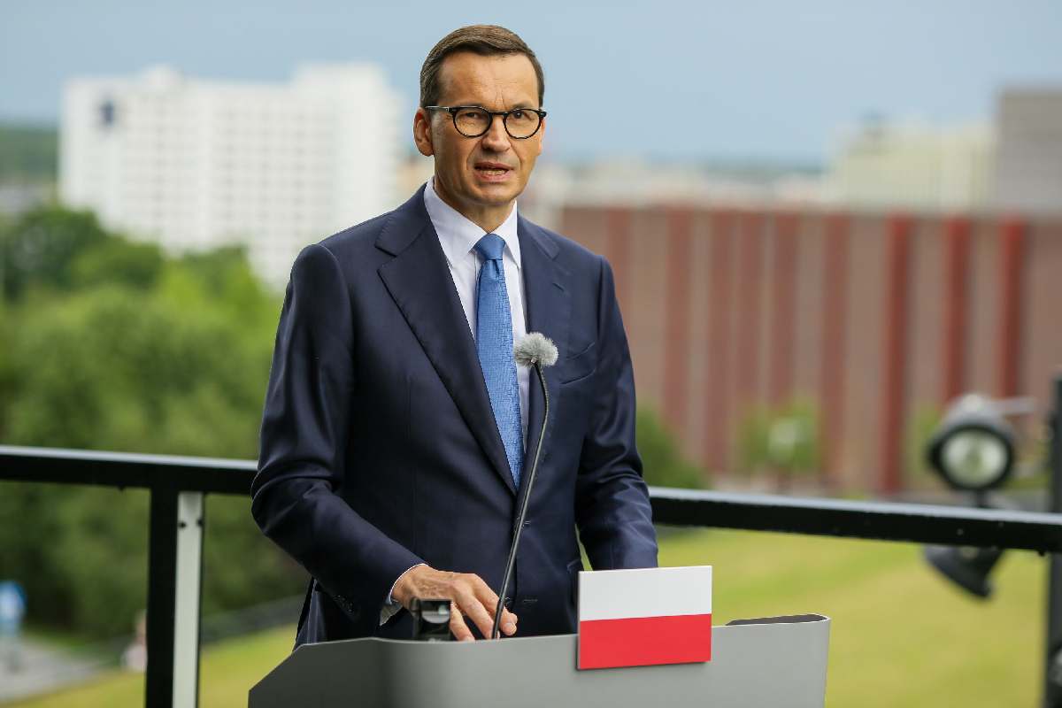 Il presidente polacco Mateusz Morawiecki
