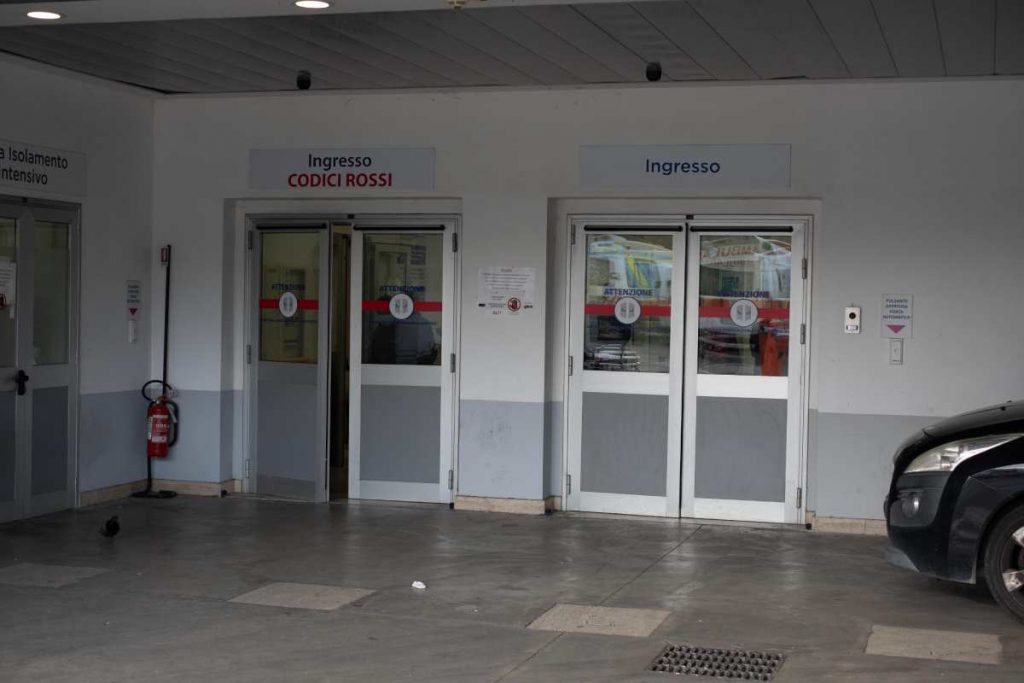 L'ingresso di un pronto soccorso - Milano