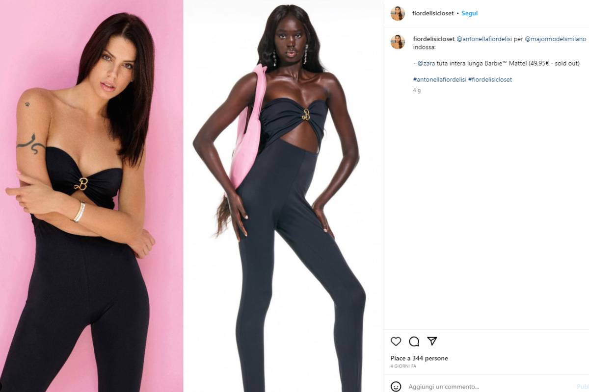 Tuta nera barbie di Zara sold out