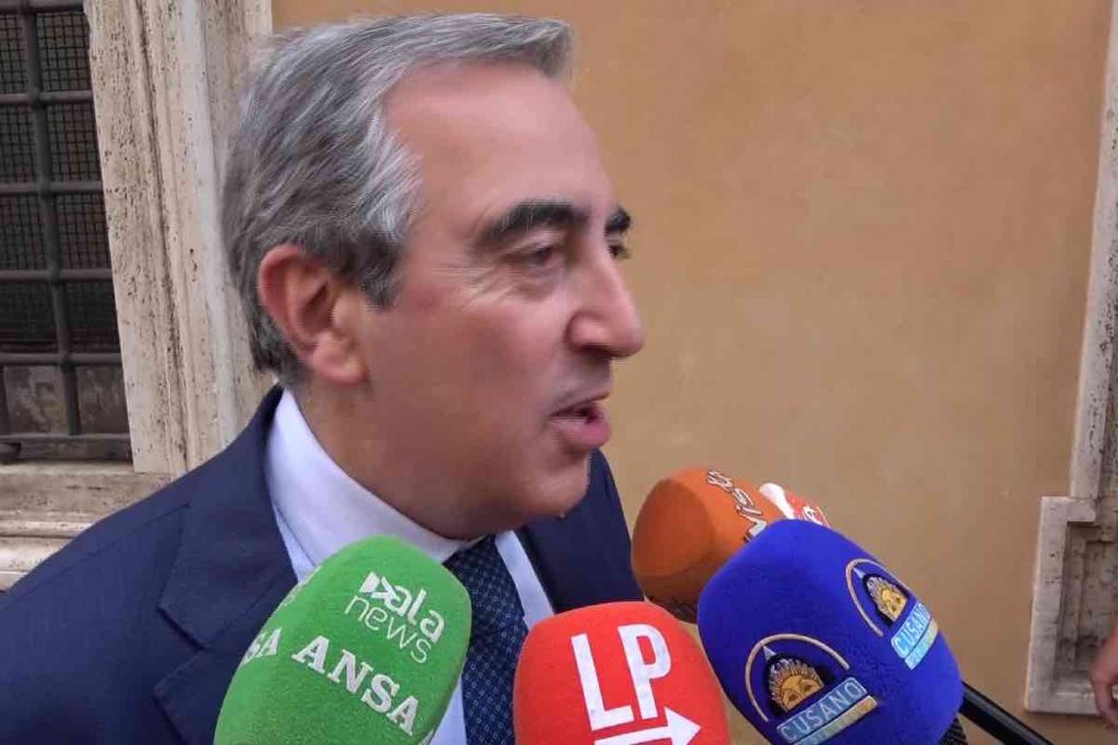 Il senatore di Forza Italia Maurizio Gasparri