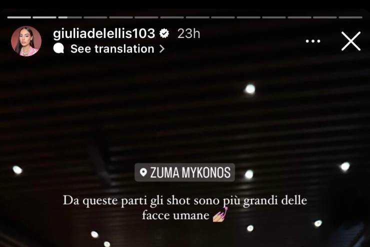 Giulia De Lellis incontra Andrea Damante