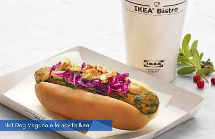Ikea vegetarian hot dog