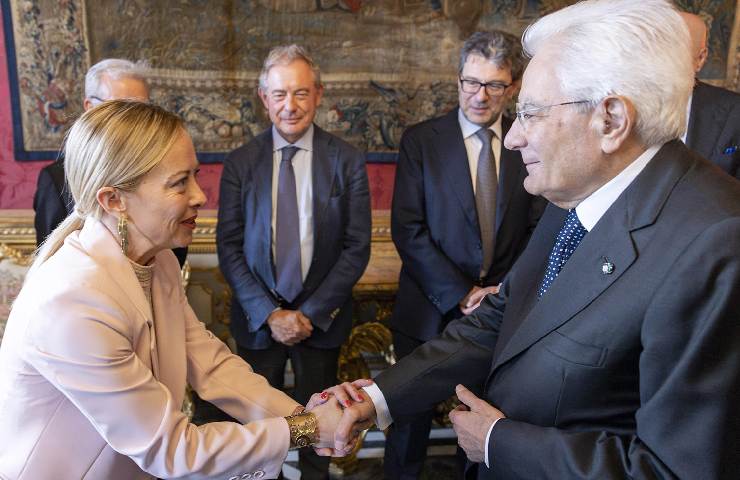 Mattarella e Meloni