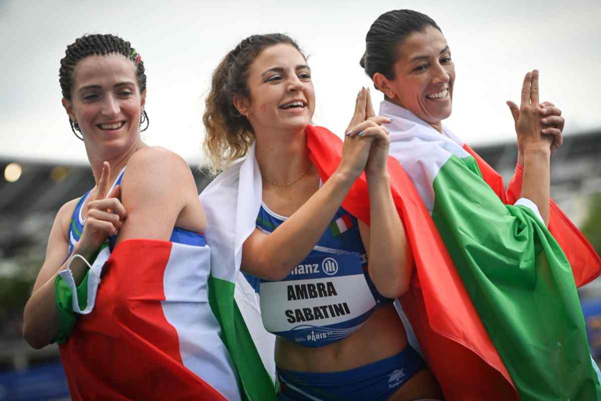 Ambra Sabatini, Martina Caironi e Monica Contrafatto hanno conquistato l'intero podio ai Mondiali paralimpici