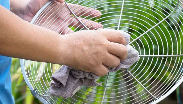 pulire il ventilatore