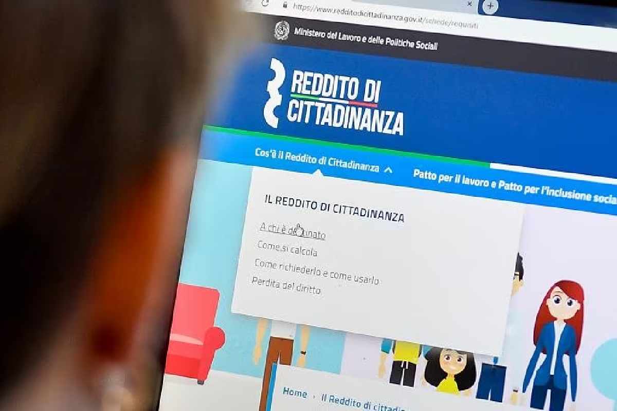 Sito web del Reddito di Cittadinanza italiano
