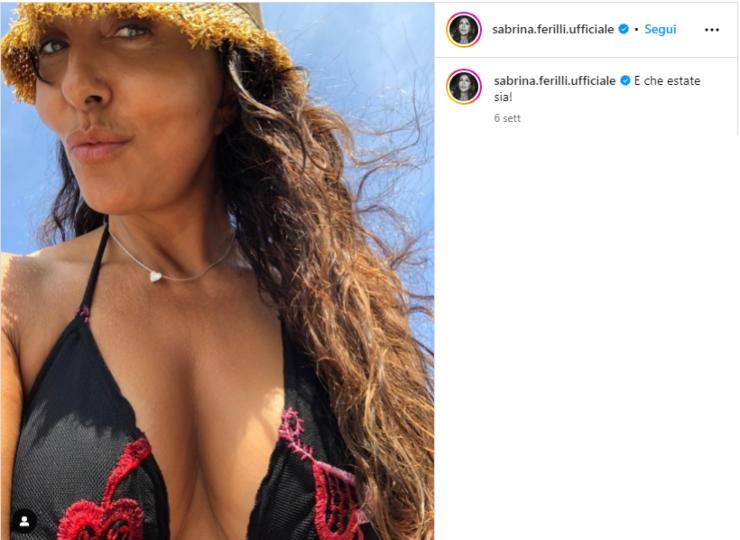 sabrina ferilli foto bikini