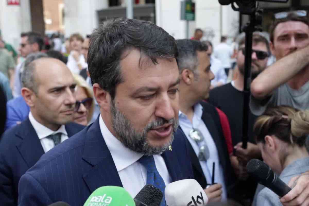 Il ministro delle Infrastrutture e dei Trasporti Matteo Salvini