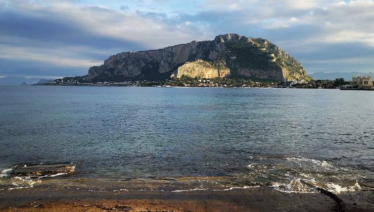 Uno scorcio del mare palermitano
