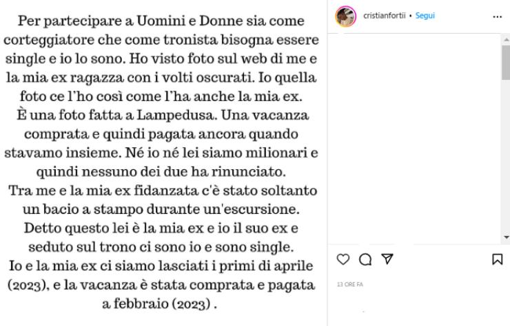 replica christian uomini e donne