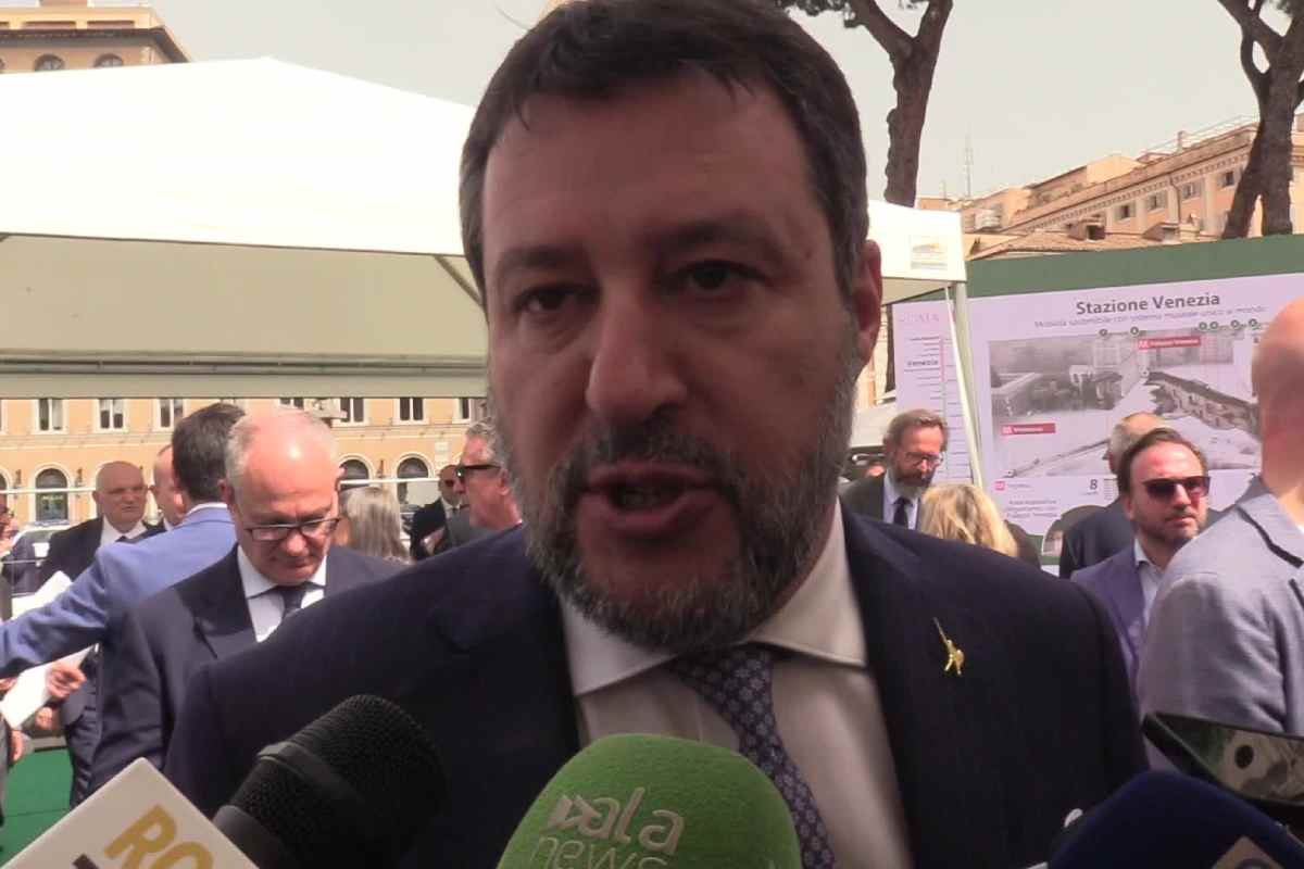 Il segretario della Lega Matteo Salvini