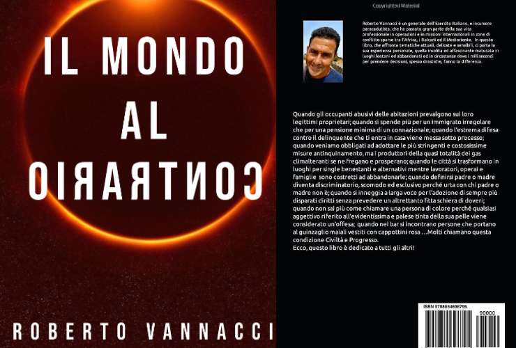 Il libro del generale Roberto Vannaci "Il mondo al contrario"