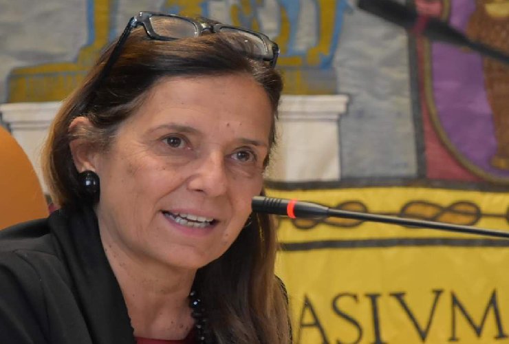 La rettrice dell'università di roma La Sapienza Antonella Polimeni