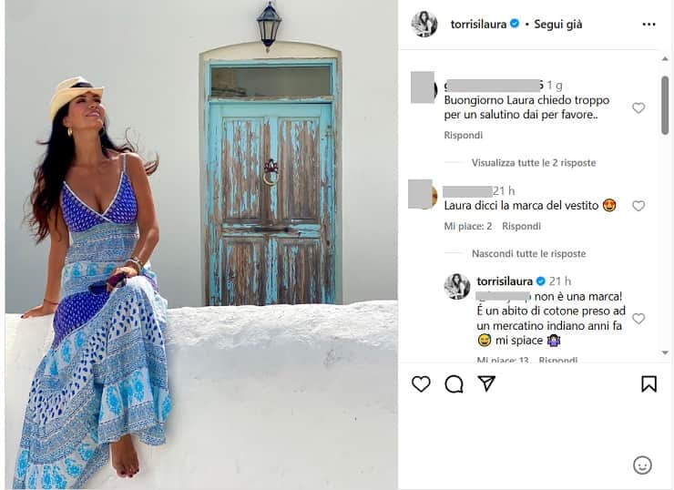 laura torrisi caftano stile gitano