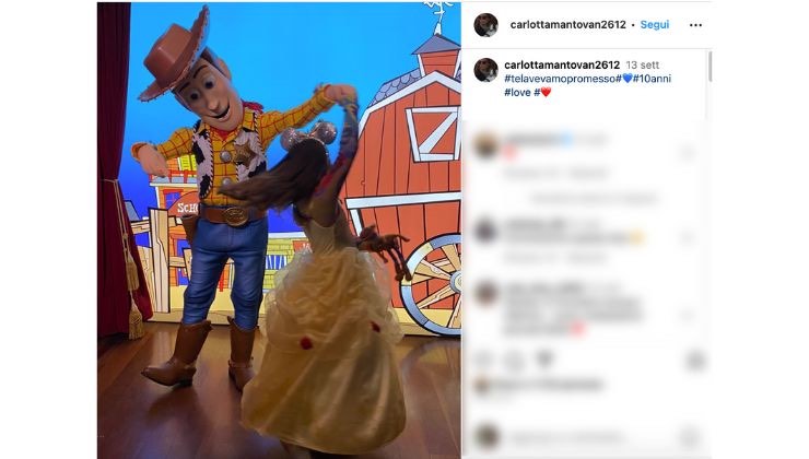 carlotta mantovan su instagram