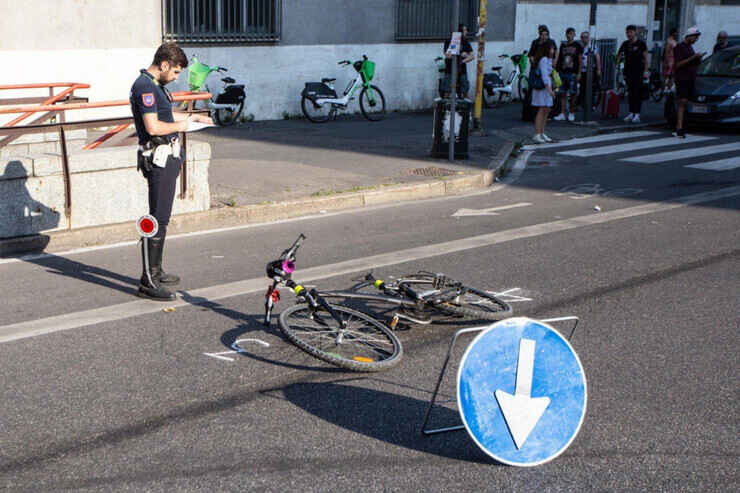 Incidente mortale in bicicletta