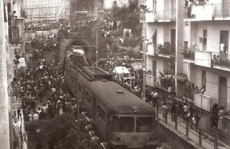 Incidente ferroviario nella galleria Cappuccini