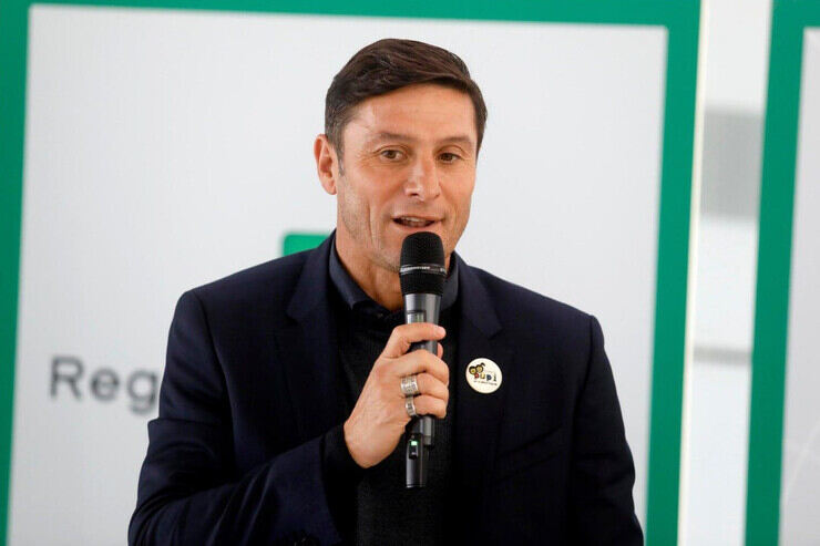 Javier Zanetti a un evento di Fondazione Pupi