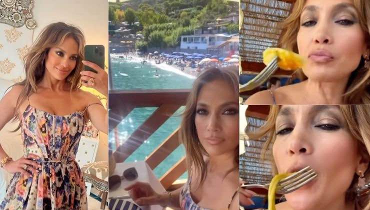 jennifer lopez vacanza a capri