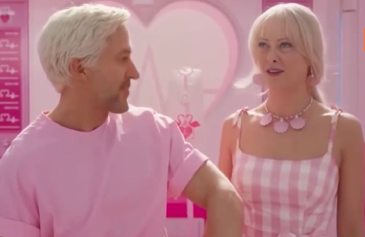 Matteo Salvini e Giorgia Meloni nei panni di Barbie e Ken