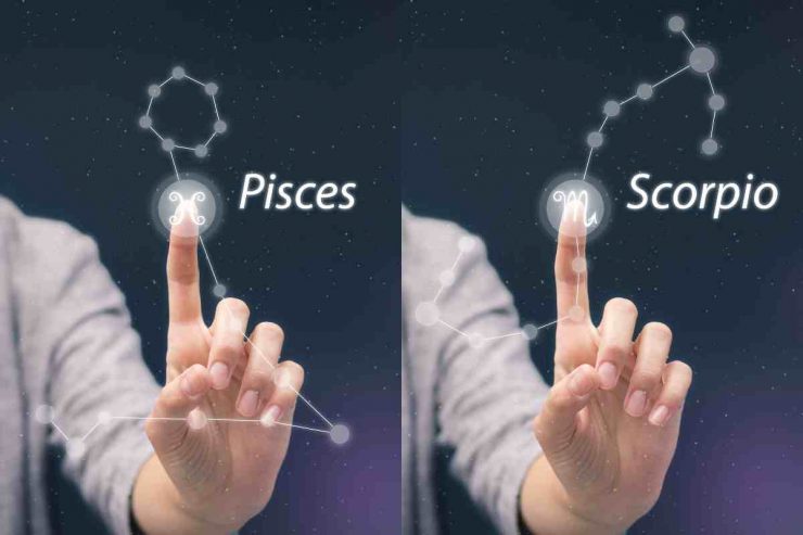 pesci e scorpione segni zodiacali