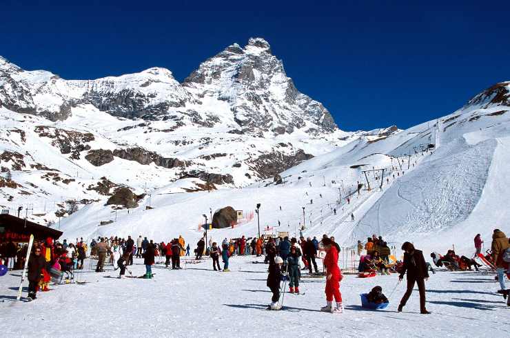 Stagione invernale a Cervinia