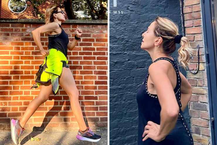 Barbara D'Urso corre