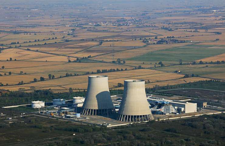 Centrale nucleare a Trino, in Italia