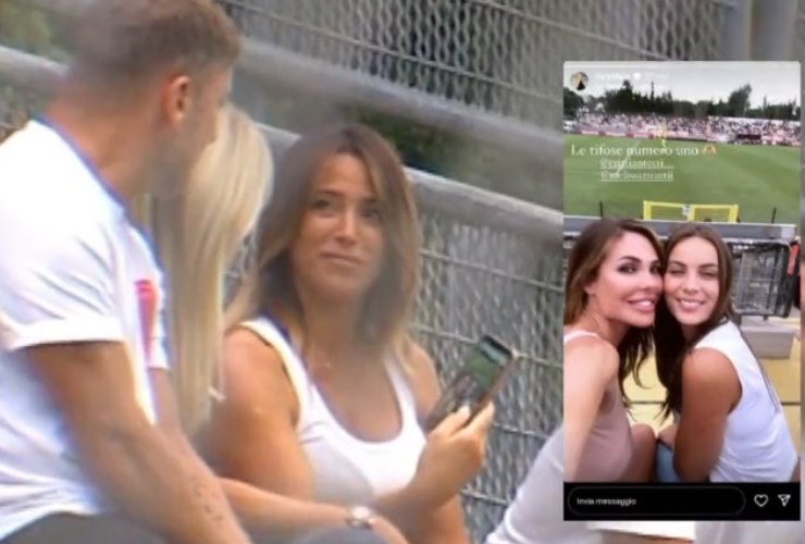 Ripresa di SportItalia Noemi Bocchi e Francesco Totti
