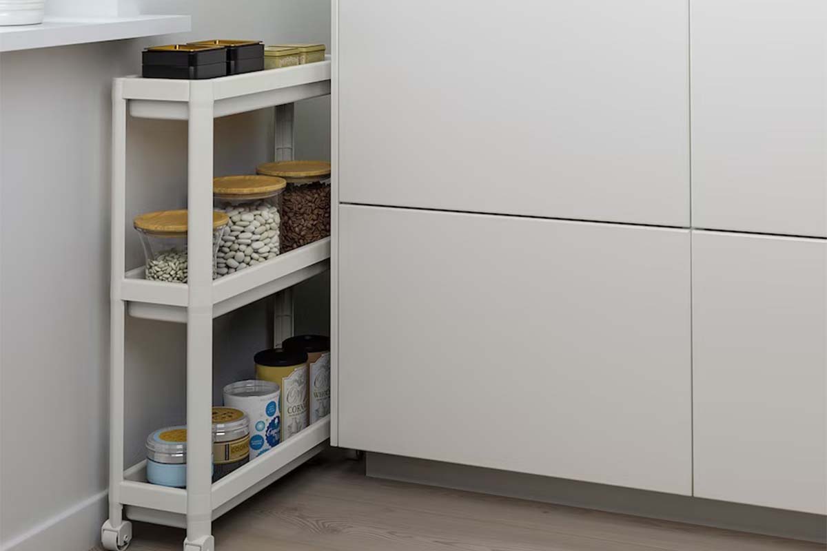 Carrello Vesken di Ikea per una cucina sempre in ordine