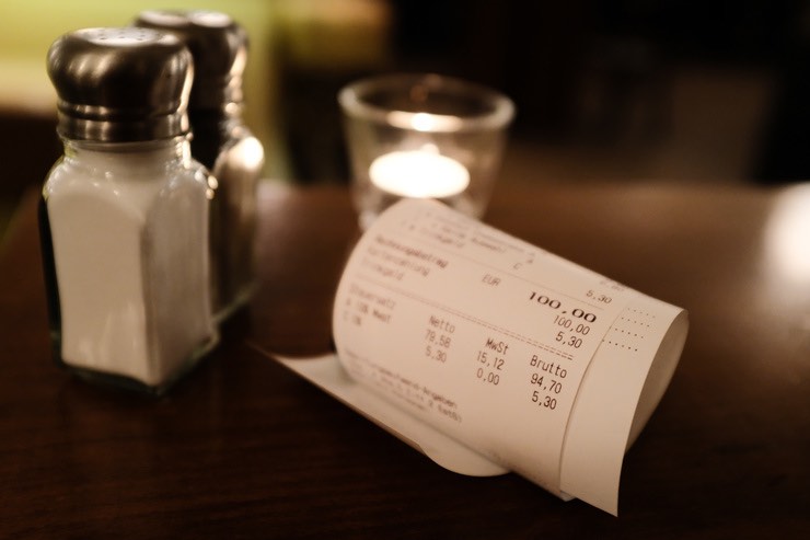 Conto al ristorante: le voci “insolite”