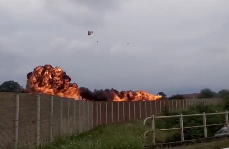 Incidente aereo a San Francesco al Campo, vicino a Caselle (TO)