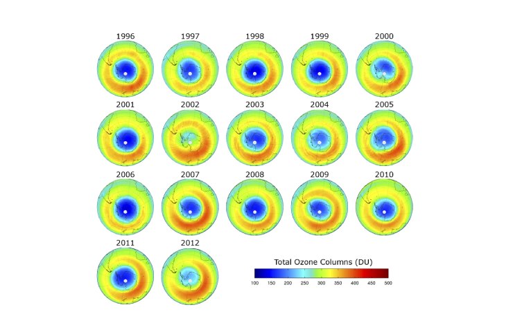 Ozono sopra il polo Sud