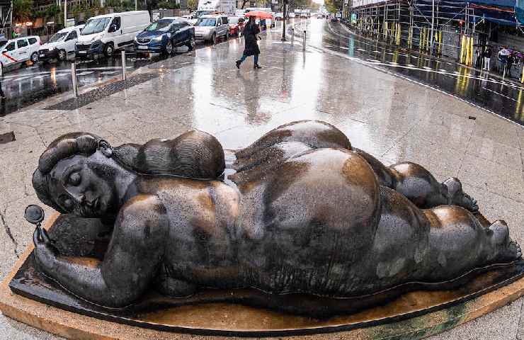 Scultura di Botero a Madrid