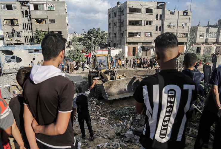 Gaza dopo un raid israeliano