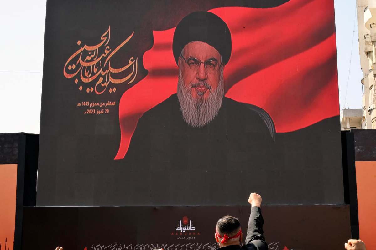 Hassan Nasrallah, leader di Hezbollah in Libano