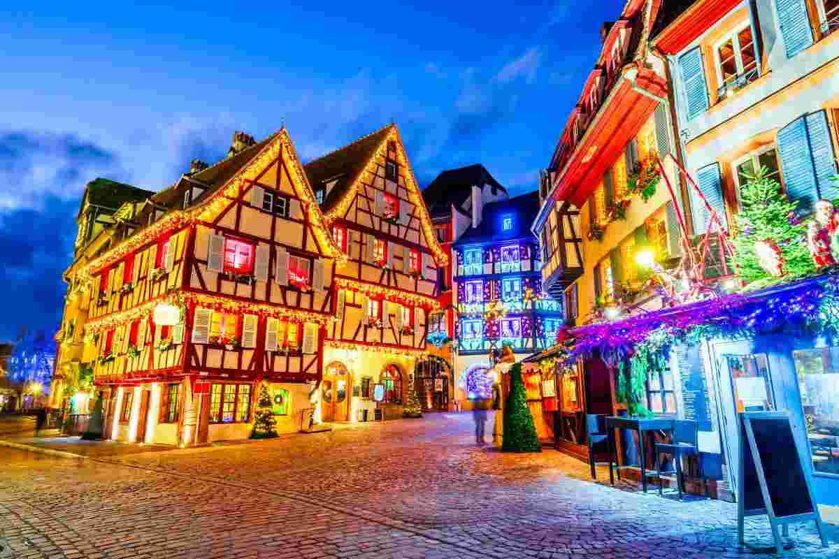 Il natale a Colmar ha l'atmosfera di una fiaba